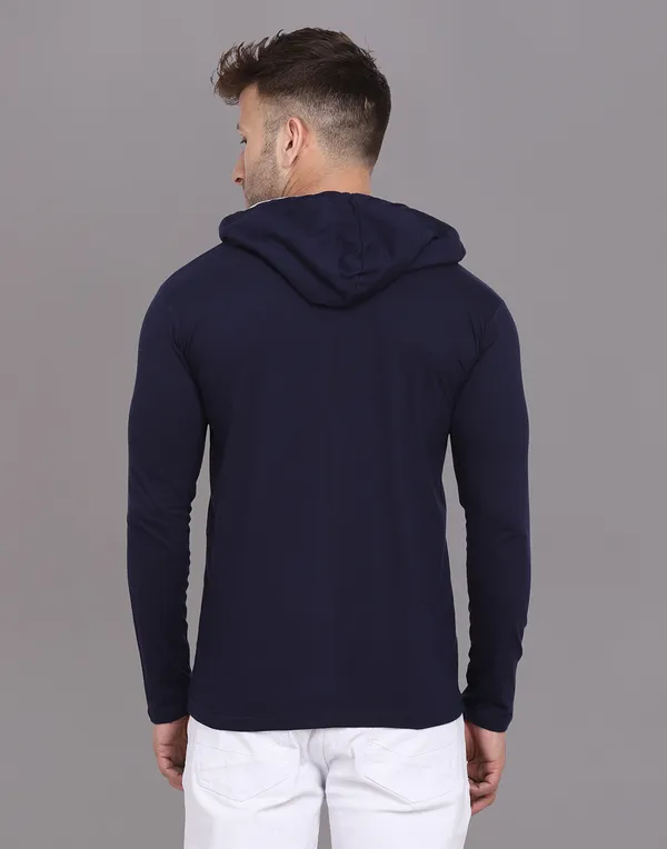 Dark_Blue_Cotton_Blend_Hooded_Neck_Full_Sleeve_T_Shirt_For_Men