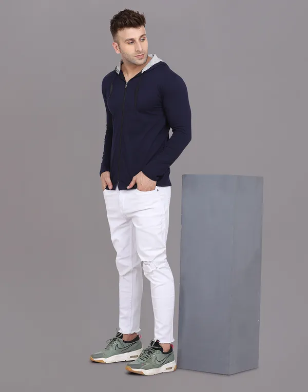 Dark_Blue_Cotton_Blend_Hooded_Neck_Full_Sleeve_T_Shirt_For_Men