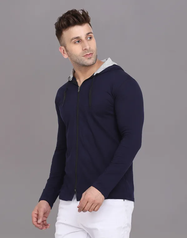 Dark_Blue_Cotton_Blend_Hooded_Neck_Full_Sleeve_T_Shirt_For_Men