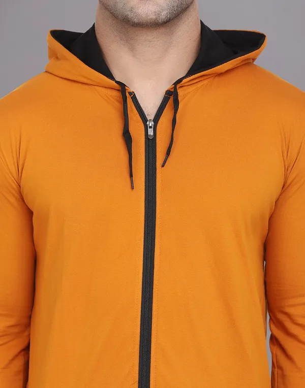 Mustard_Cotton_Blend_Hooded_Neck_Full_Sleeve_T_Shirt_For_Men