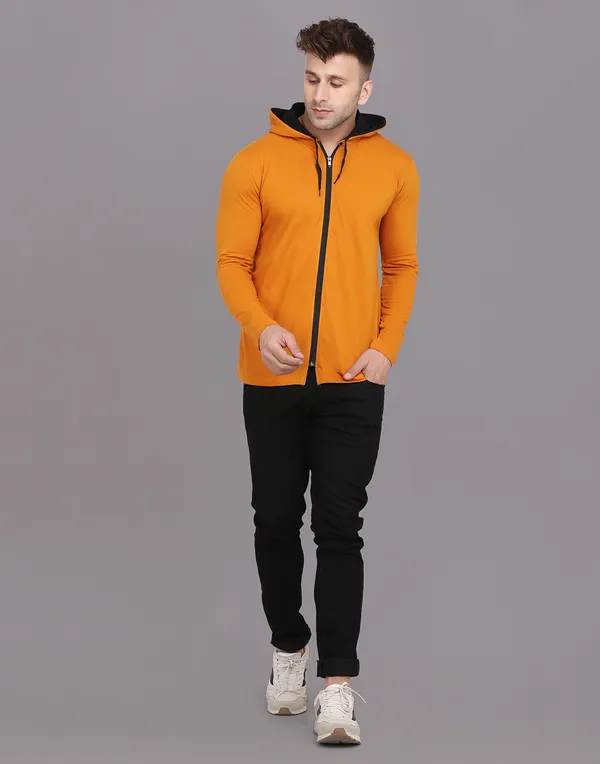 Mustard_Cotton_Blend_Hooded_Neck_Full_Sleeve_T_Shirt_For_Men