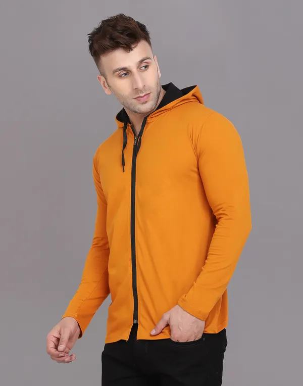 Mustard_Cotton_Blend_Hooded_Neck_Full_Sleeve_T_Shirt_For_Men
