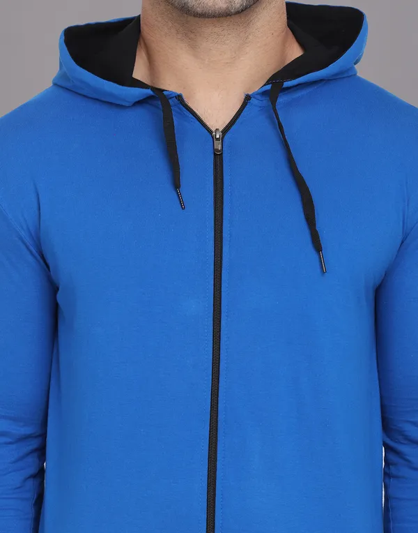 Blue_Cotton_Blend_Hooded_Neck_Full_Sleeve_T_Shirt_For_Men