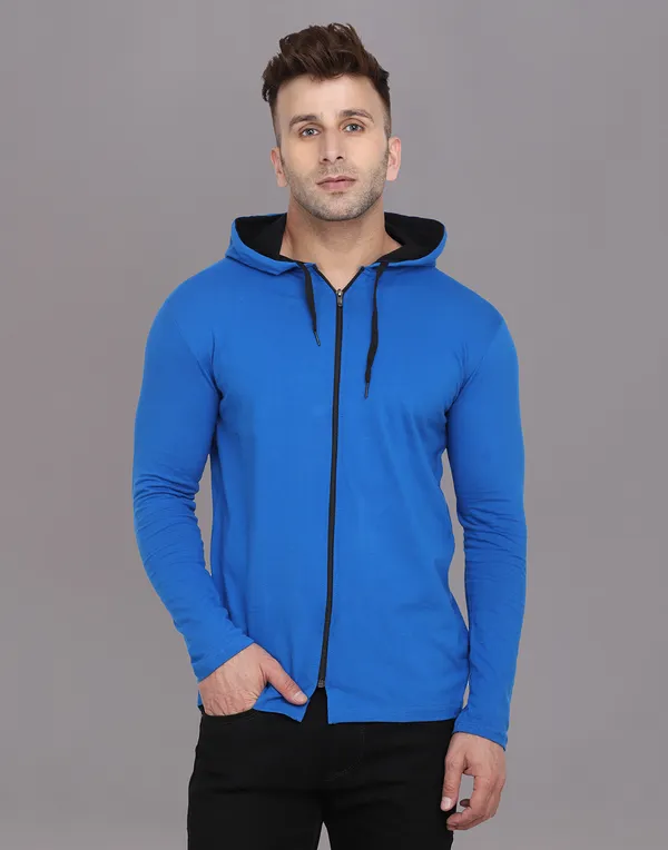 Blue_Cotton_Blend_Hooded_Neck_Full_Sleeve_T_Shirt_For_Men