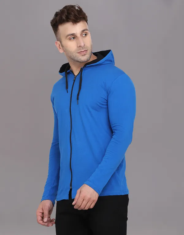 Blue_Cotton_Blend_Hooded_Neck_Full_Sleeve_T_Shirt_For_Men