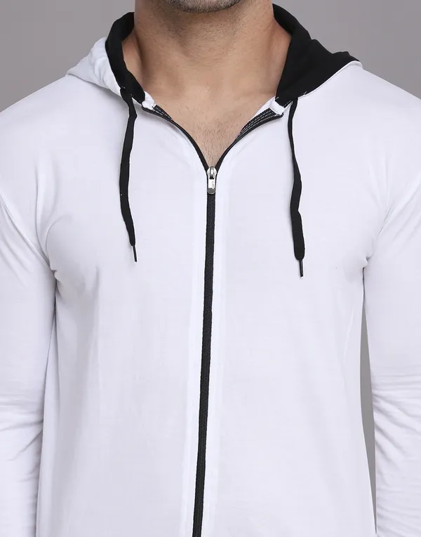 White_Cotton_Blend_Hooded_Neck_Full_Sleeve_T_Shirt_For_Men