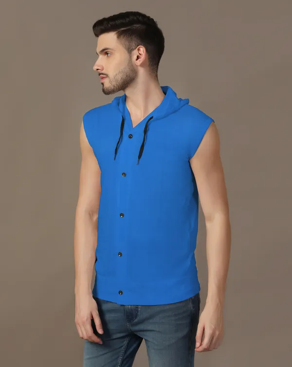 Blue_Cotton_Blend_Hooded_Neck_Sleeveless_T_Shirt_For_Men