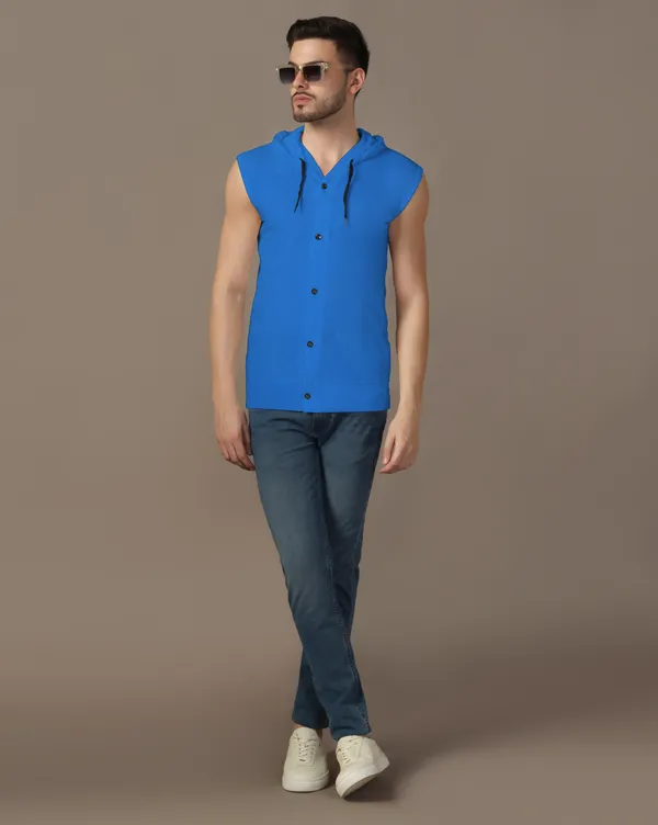 Blue_Cotton_Blend_Hooded_Neck_Sleeveless_T_Shirt_For_Men