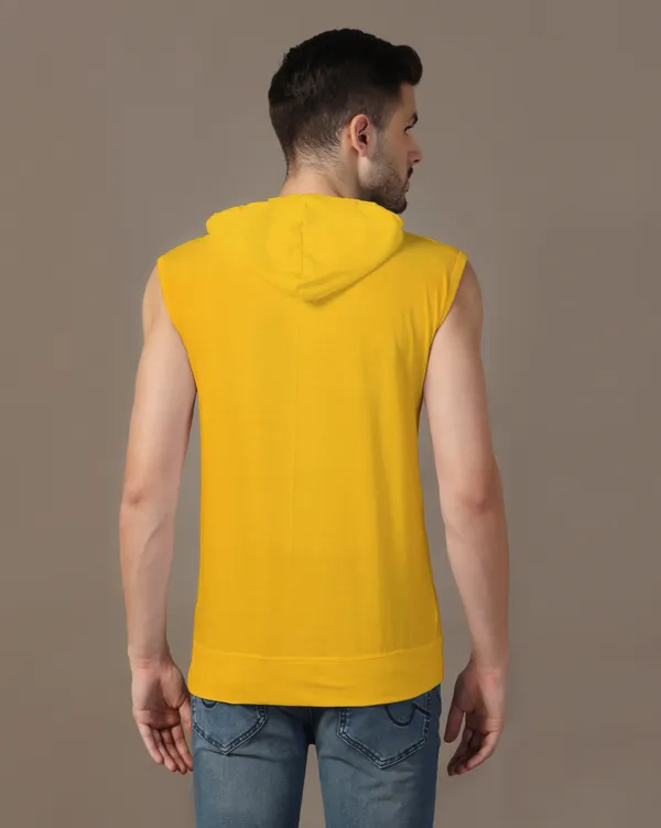 Yellow_Cotton_Blend_Hooded_Neck_Sleeveless_T_Shirt_For_Men