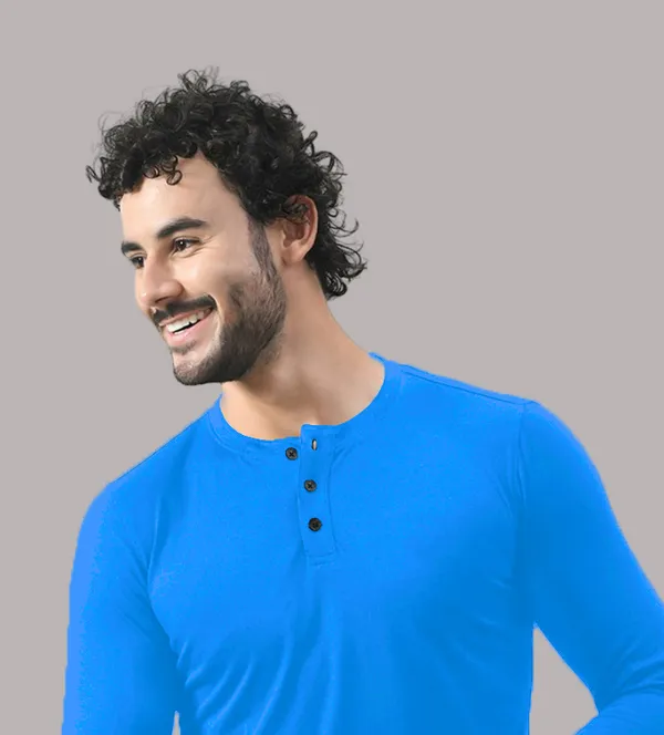 Blue_Cotton_Blend_Henley_Neck_Full_Sleeve_T_Shirt_For_Men