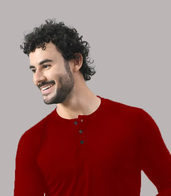 Maroon_Cotton_Blend_Henley_Neck_Full_Sleeve_T_Shirt_For_Men