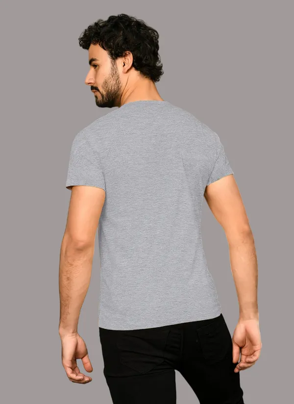 Silver_Cotton_Blend_Henley_Neck_Half_Sleeve_T_Shirt_For_Men