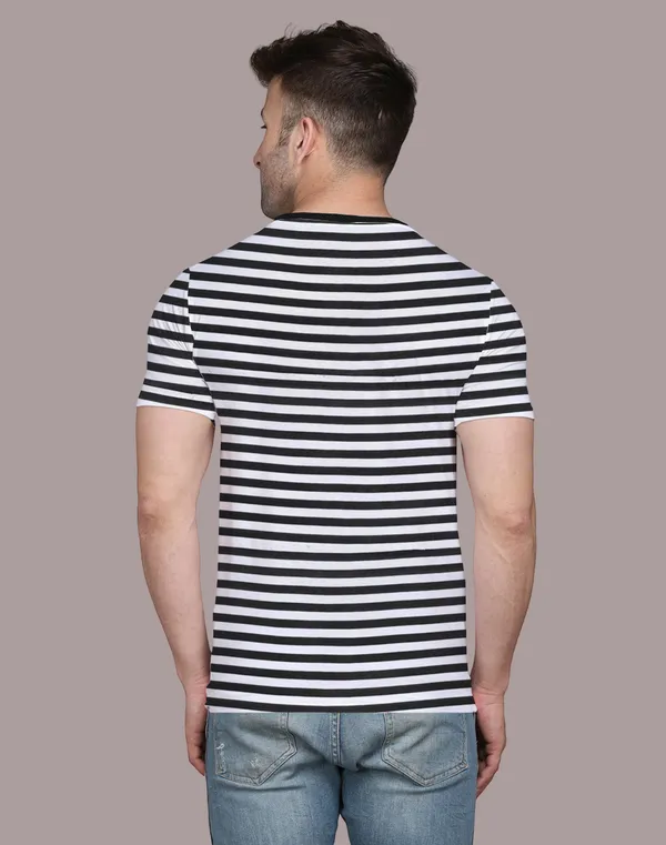 Black_Cotton_Blend_Round_Neck_Half_Sleeve_T_Shirt_For_Men