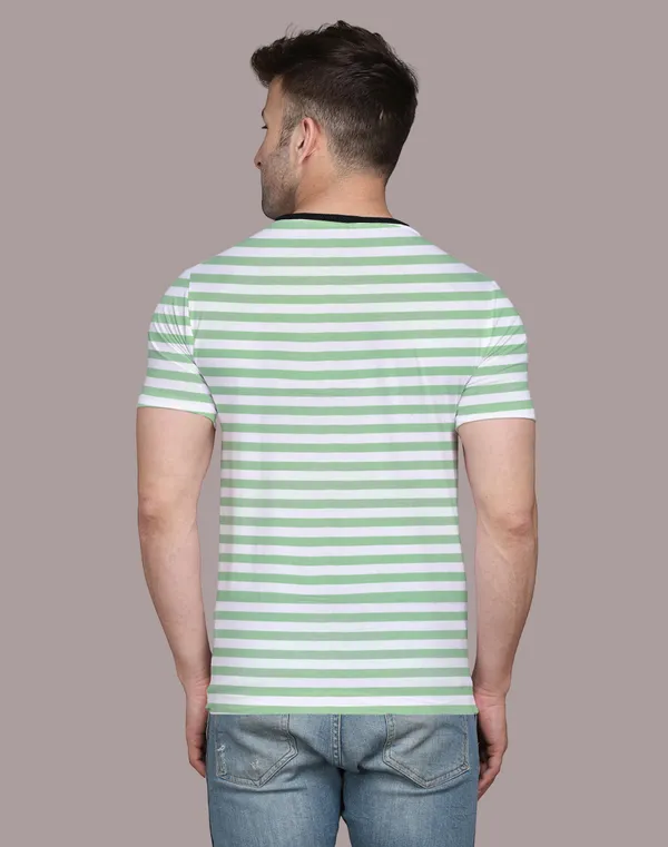 Green_Cotton_Blend_Round_Neck_Half_Sleeve_T_Shirt_For_Men