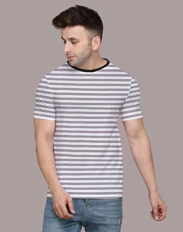 Grey_Cotton_Blend_Round_Neck_Half_Sleeve_T_Shirt_For_Men