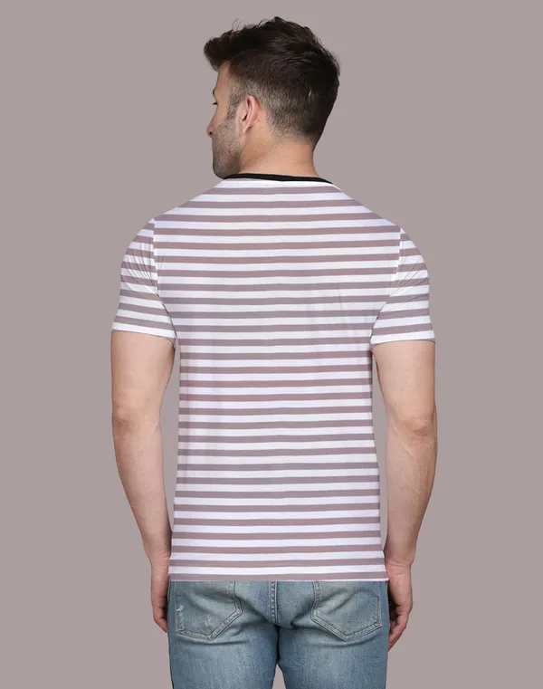 Beige_Cotton_Blend_Round_Neck_Half_Sleeve_T_Shirt_For_Men