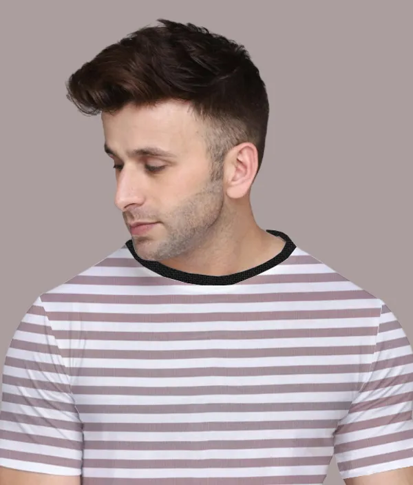 Beige_Cotton_Blend_Round_Neck_Half_Sleeve_T_Shirt_For_Men