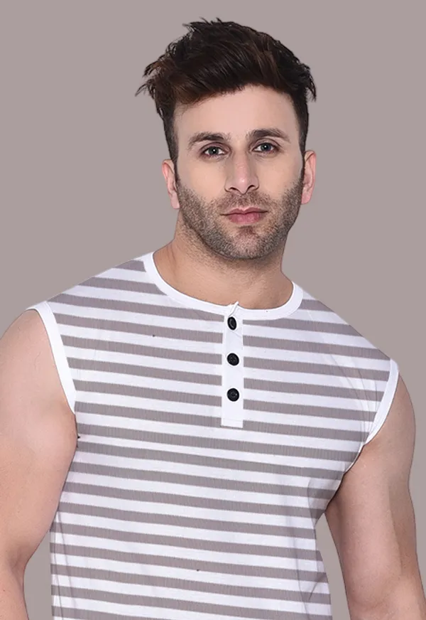 Grey_Cotton_Blend_Henley_Neck_Sleeveless_T_Shirt_For_Men