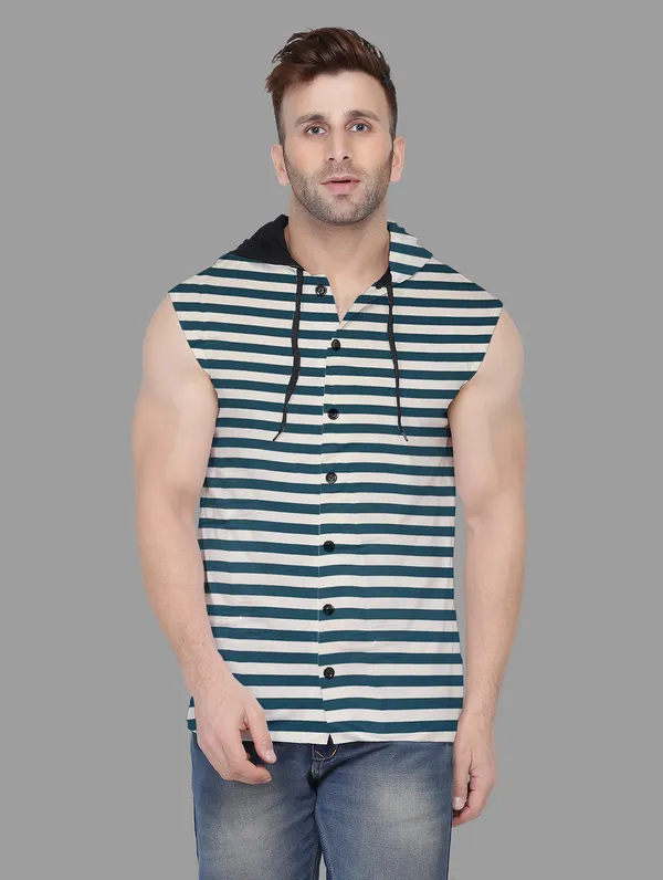 Dark_Blue_Cotton_Blend_Hooded_Neck_Sleeveless_T_Shirt_For_Men