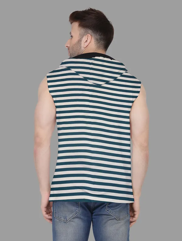 Dark_Blue_Cotton_Blend_Hooded_Neck_Sleeveless_T_Shirt_For_Men