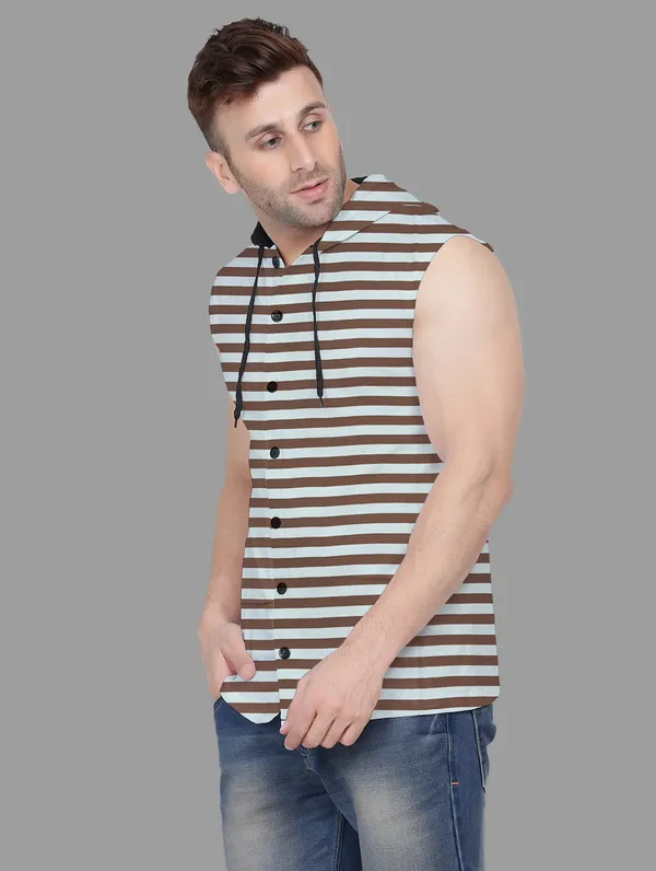 Brown_Cotton_Blend_Hooded_Neck_Sleeveless_T_Shirt_For_Men