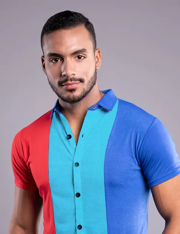 Multicolor_Cotton_Blend_Spread_Collar_Half_Sleeve_Shirt_For_Men