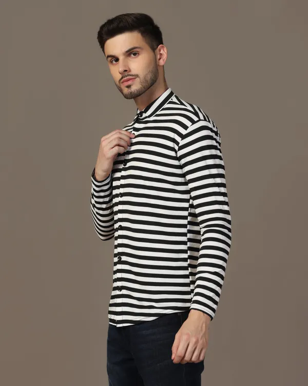 Black_Cotton_Blend_Spread_Collar_Full_Sleeve_Shirt_For_Men