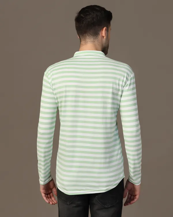 Green_Cotton_Blend_Spread_Collar_Full_Sleeve_Shirt_For_Men