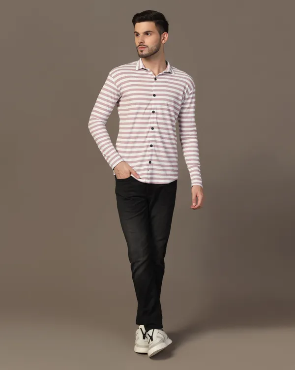 Beige_Cotton_Blend_Spread_Collar_Full_Sleeve_Shirt_For_Men