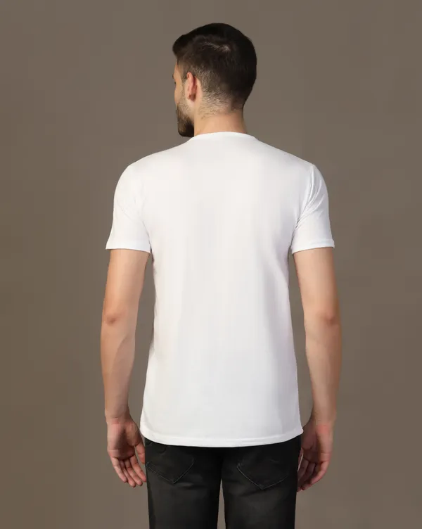 White_Cotton_Blend_Mandarin_Collar_Half_Sleeve_T_Shirt_For_Men