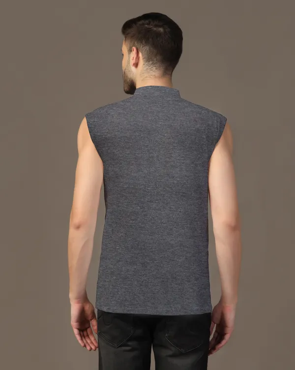 Grey_Cotton_Blend_Mandarin_Collar_Sleeveless_T_Shirt_For_Men