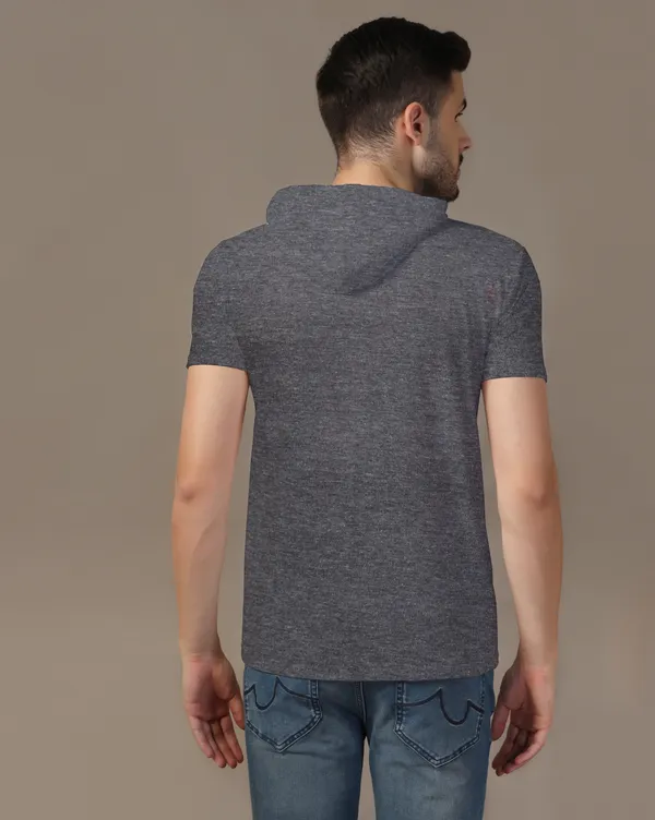 Grey_Cotton_Blend_Hooded_Neck_Half_Sleeve_T_Shirt_For_Men