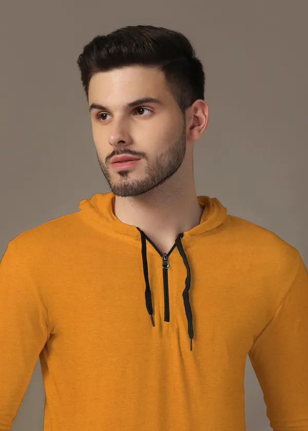 Mustard_Cotton_Blend_Hooded_Neck_Full_Sleeve_T_Shirt_For_Men