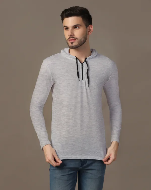 Silver_Cotton_Blend_Hooded_Neck_Full_Sleeve_T_Shirt_For_Men