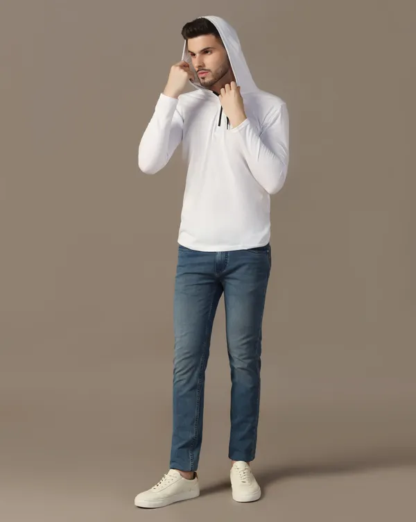 White_Cotton_Blend_Hooded_Neck_Full_Sleeve_T_Shirt_For_Men