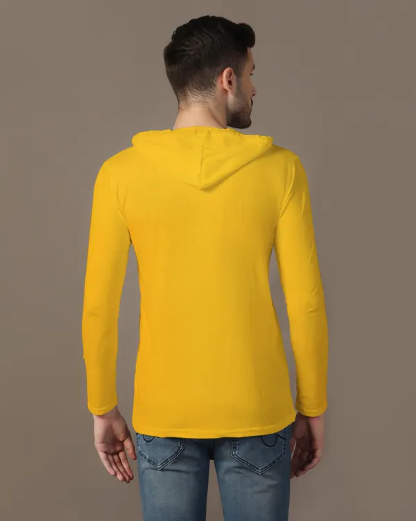 Yellow_Cotton_Blend_Hooded_Neck_Full_Sleeve_T_Shirt_For_Men
