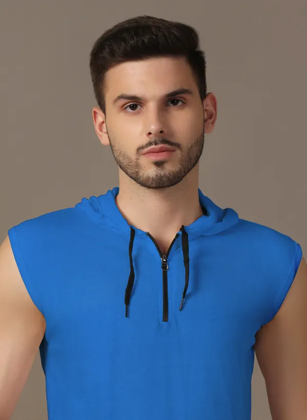 Blue_Cotton_Blend_Hooded_Neck_Sleeveless_T_Shirt_For_Men