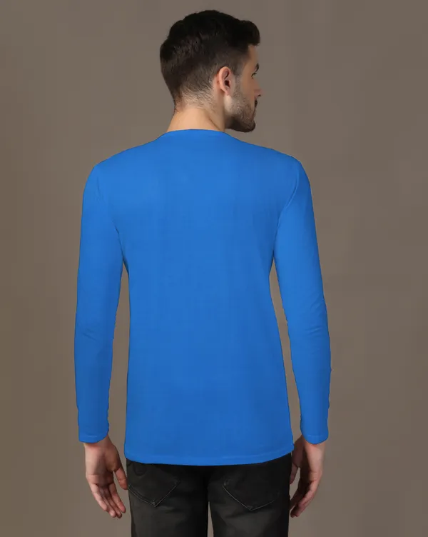 Blue_Cotton_Blend_Henley_Neck_Full_Sleeve_T_Shirt_For_Men