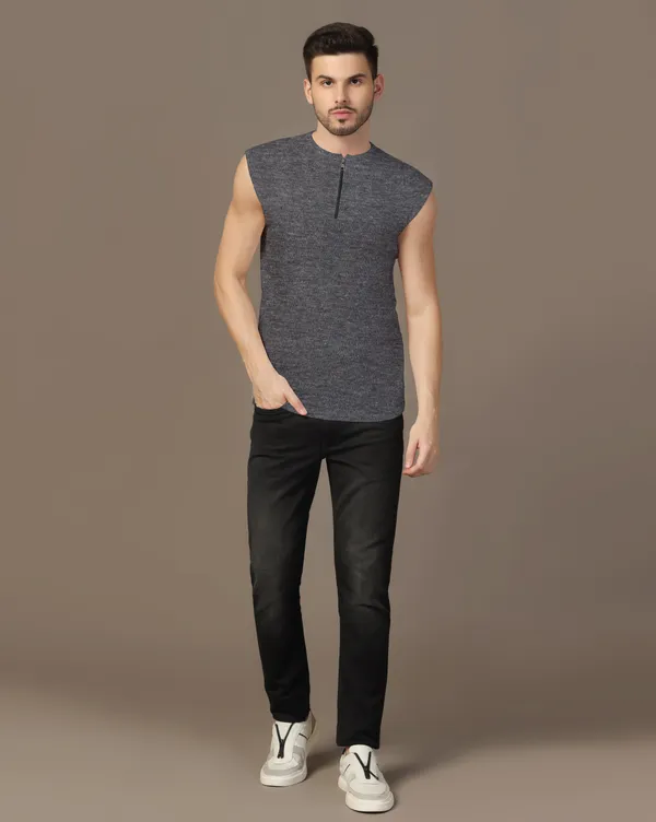 Grey_Cotton_Blend_Henley_Neck_Sleeveless_T_Shirt_For_Men