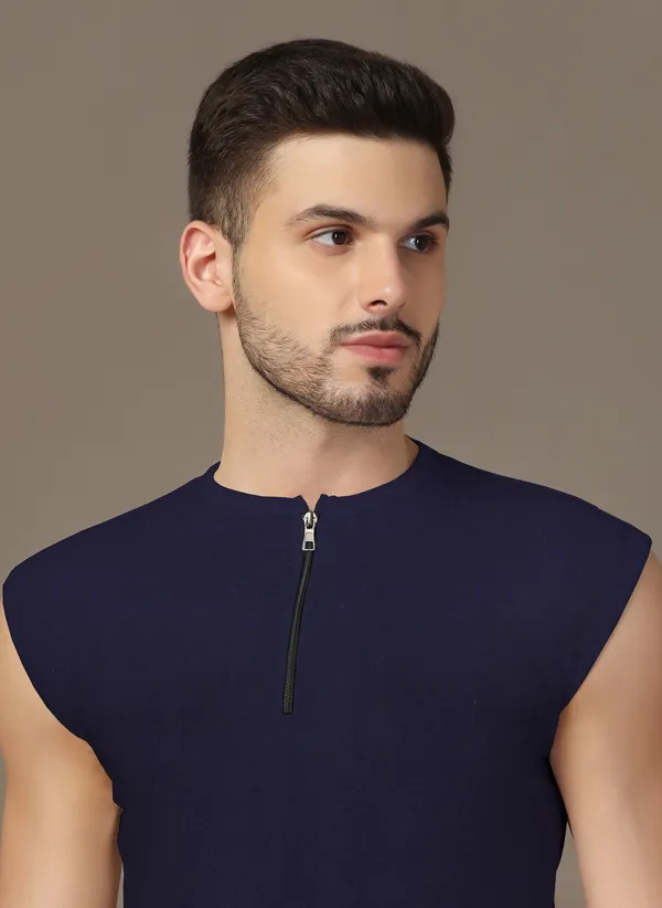 Dark_Blue_Cotton_Blend_Henley_Neck_Sleeveless_T_Shirt_For_Men
