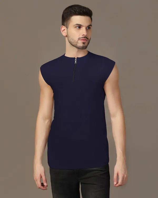 Dark_Blue_Cotton_Blend_Henley_Neck_Sleeveless_T_Shirt_For_Men