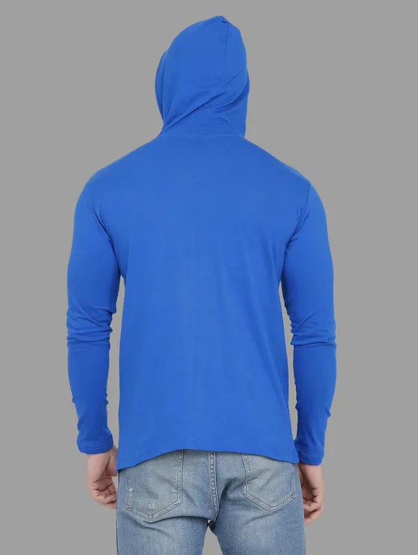 Blue_Cotton_Blend_Hooded_Neck_Full_Sleeve_T_Shirt_For_Men