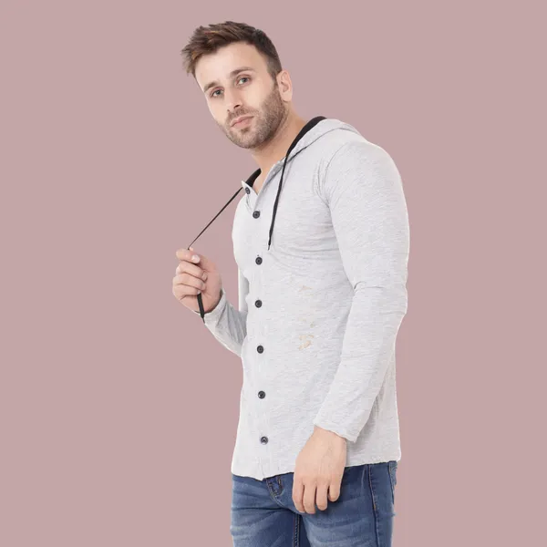 Silver_Cotton_Blend_Hooded_Neck_Full_Sleeve_T_Shirt_For_Men