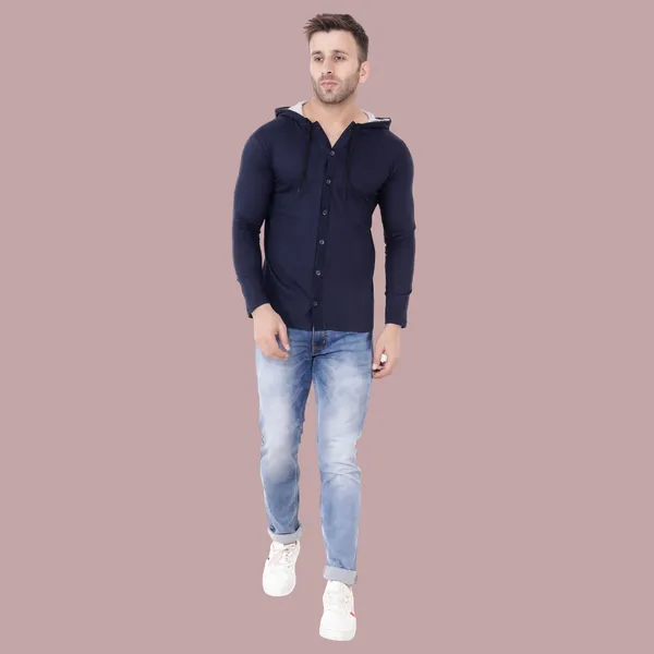 Dark_Blue_Cotton_Blend_Hooded_Neck_Full_Sleeve_T_Shirt_For_Men