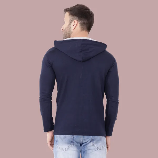 Dark_Blue_Cotton_Blend_Hooded_Neck_Full_Sleeve_T_Shirt_For_Men
