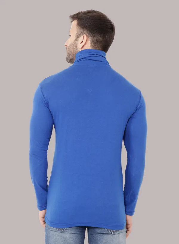 Blue_Cotton_Blend_High_Neck_Full_Sleeve_T_Shirt_For_Men