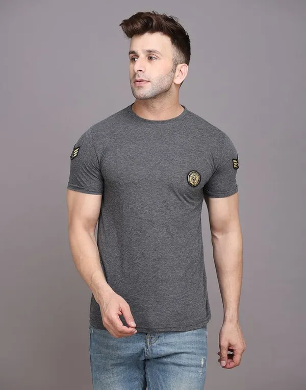 Grey_Cotton_Blend_Round_Neck_Half_Sleeve_T_Shirt_For_Men