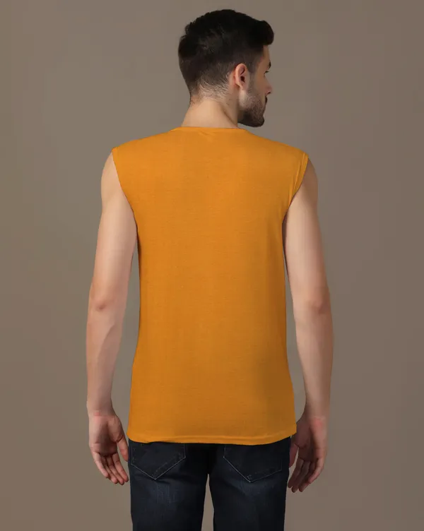 Mustard_Cotton_Blend_Henley_Neck_Sleeveless_T_Shirt_For_Men