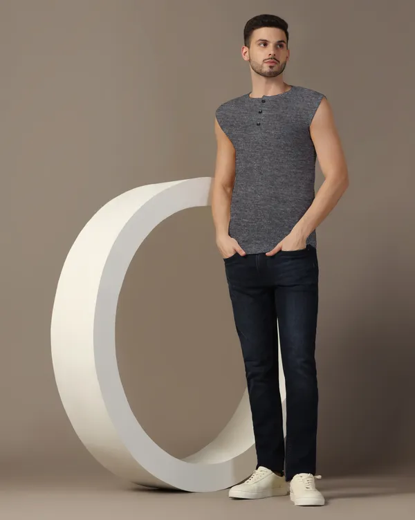 Grey_Cotton_Blend_Henley_Neck_Sleeveless_T_Shirt_For_Men