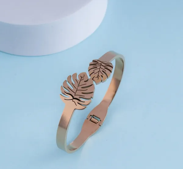 Rose_Gold_Elegant_Leaf_Bracelet_Perfect_Gift_Jewelry_For_Women